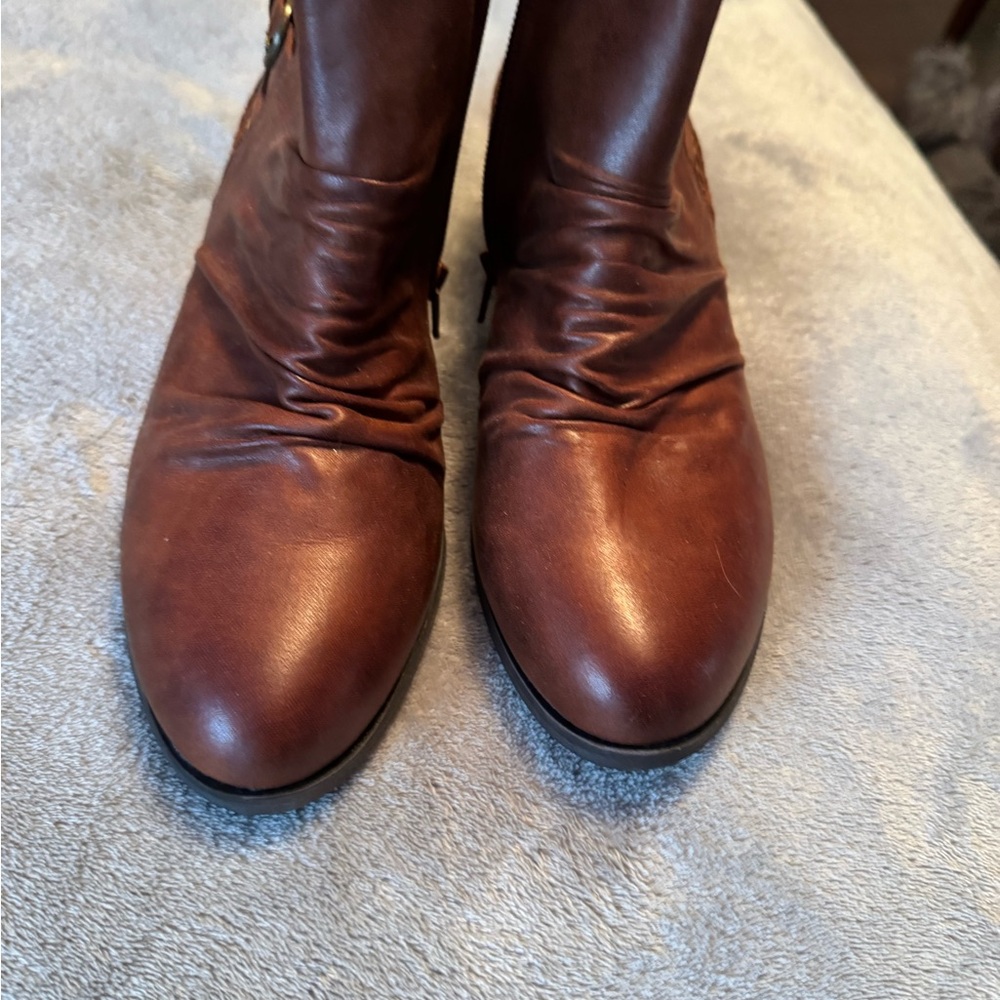 Brown Leather Boots